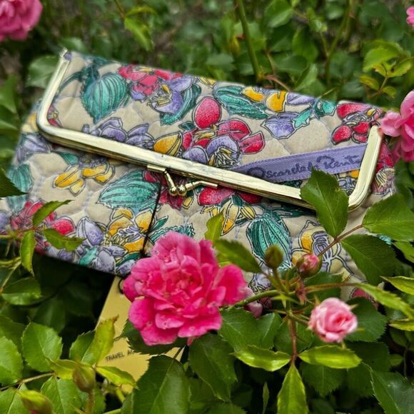 Oscar de la Renta Vintage Floral Cosmetic Bag NWT - Picture 2 of 14